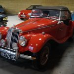 MG TF Cabriolet 1954 Rouge
