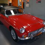 MG C Cabriolet Rouge 1968